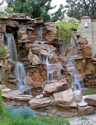 Водопад-фонтан Ручеек садовый